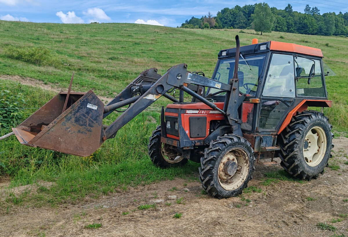 traktor Zetor 3340 s nakladačem quicke, 320 000kč + DPH