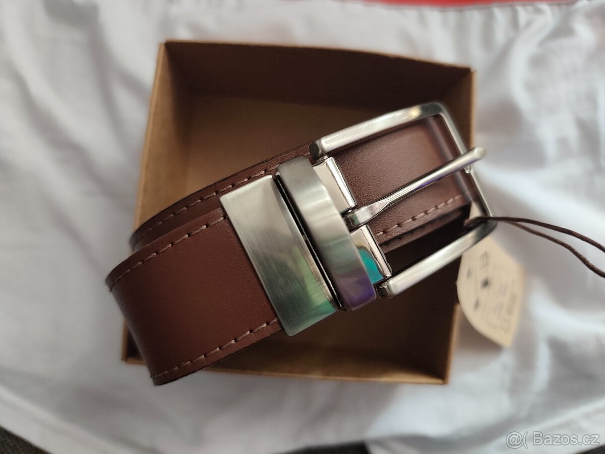 Oboustranný pánský kožený pásek Vasky