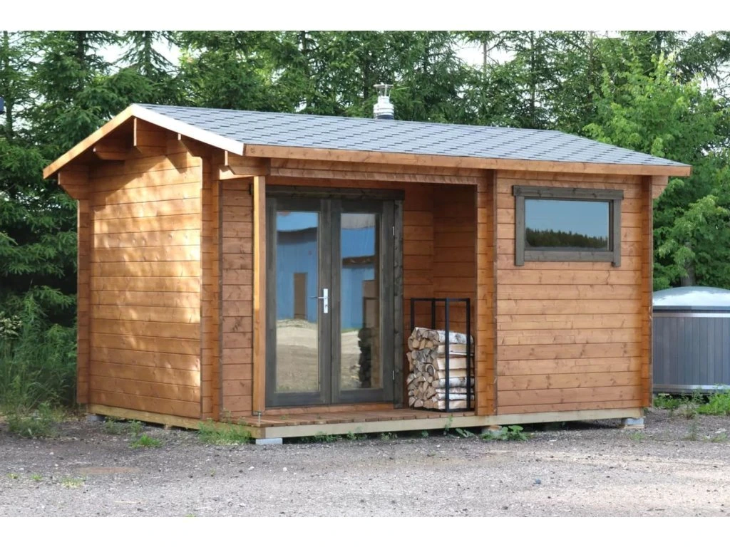Venkovní finská sauna Molde, terasa, 4,2x3,3m