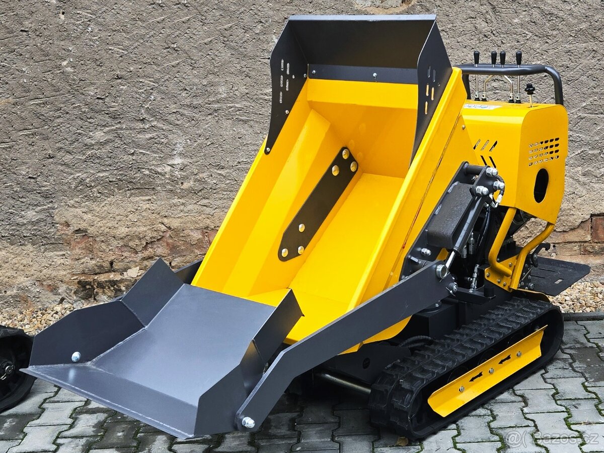 Pásový dumper 500 kg – motor Briggs & Stratton, 2 mth
