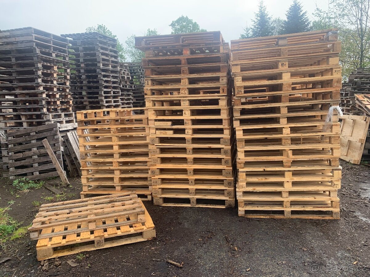 Dřevěné palety, paletové přířezy