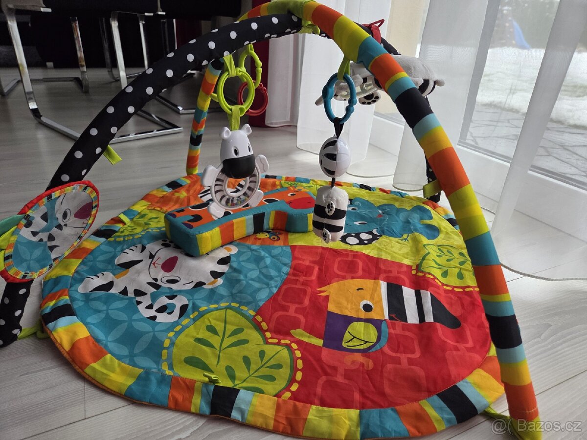 Bright Starts Deka na hraní Spots&Stripes Safari