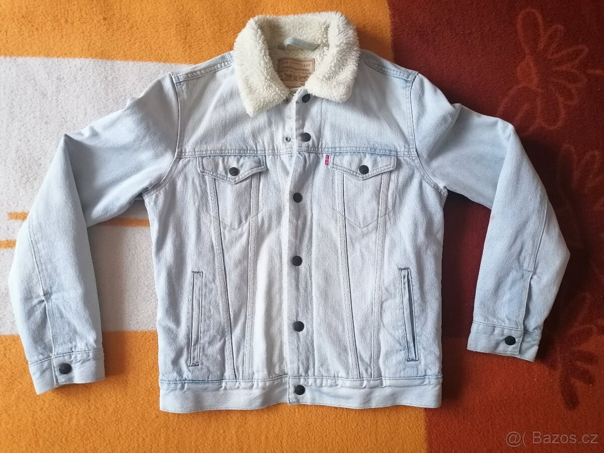 Zimní riflová bunda vel. S