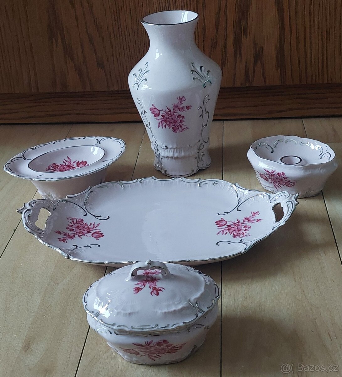 Porcelánový set růžový