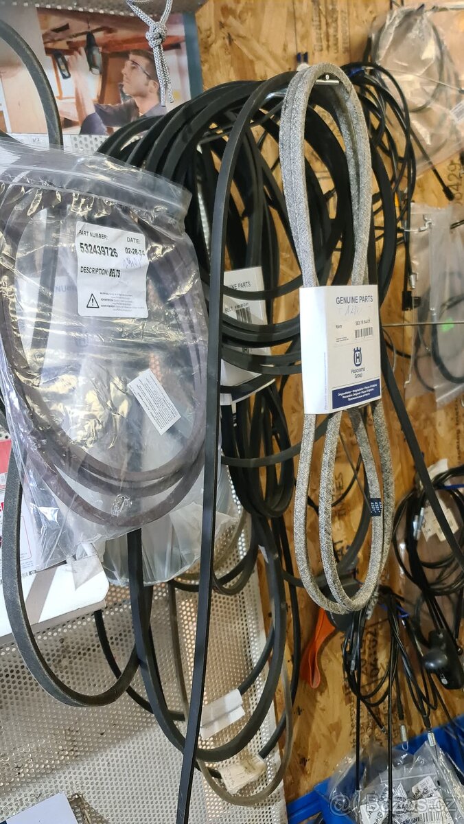 Řemeny traktorů a sekaček Husqvarna + AL-KO