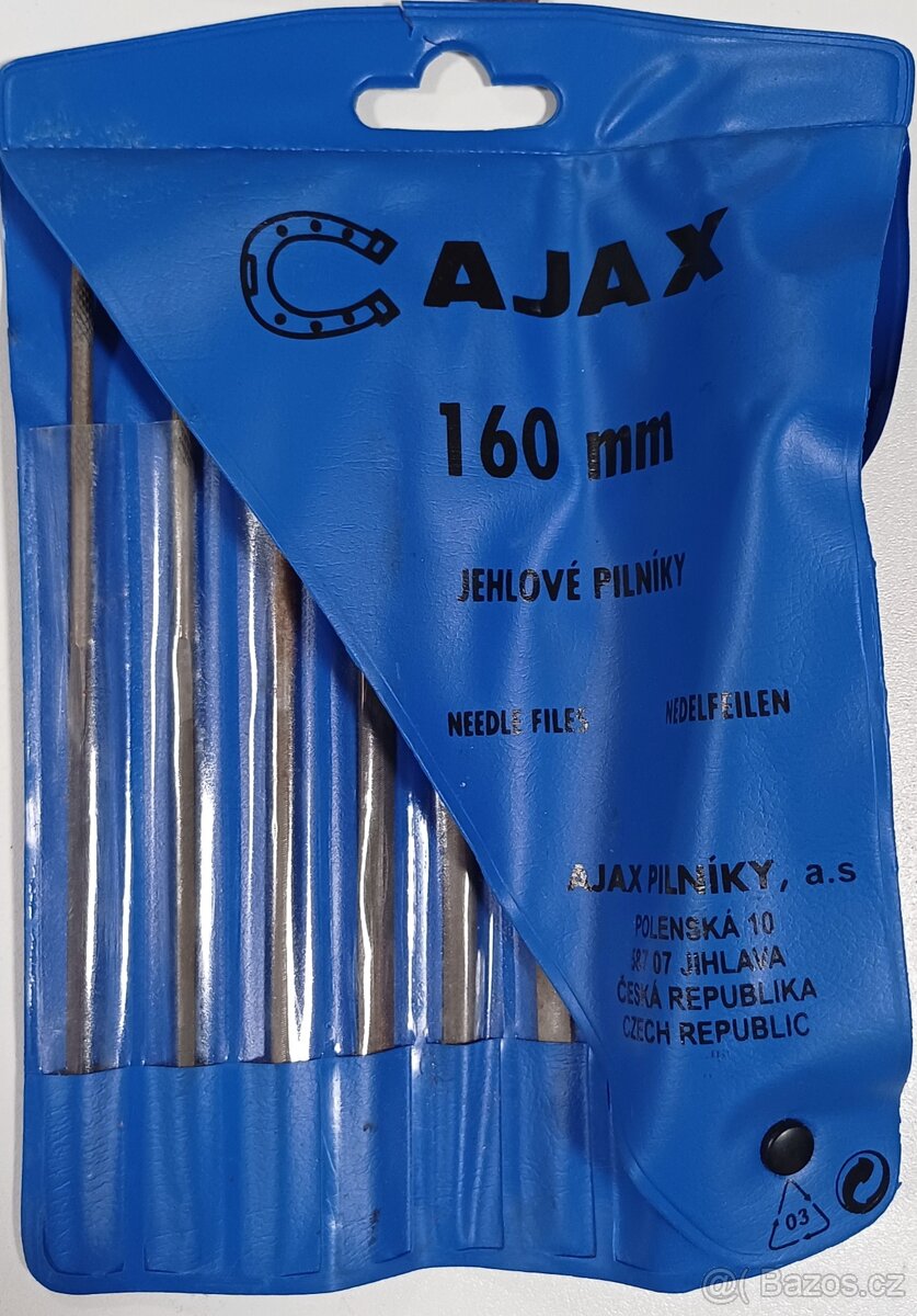 Sada kvalitnich jehlových pilniků Ajax