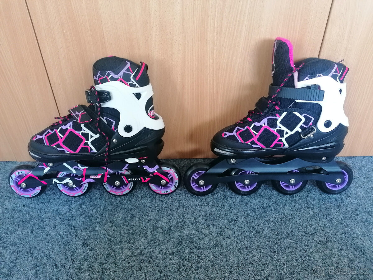 Nastavitelné kolečkové brusle ELIITI  Purple vel XL -42-45