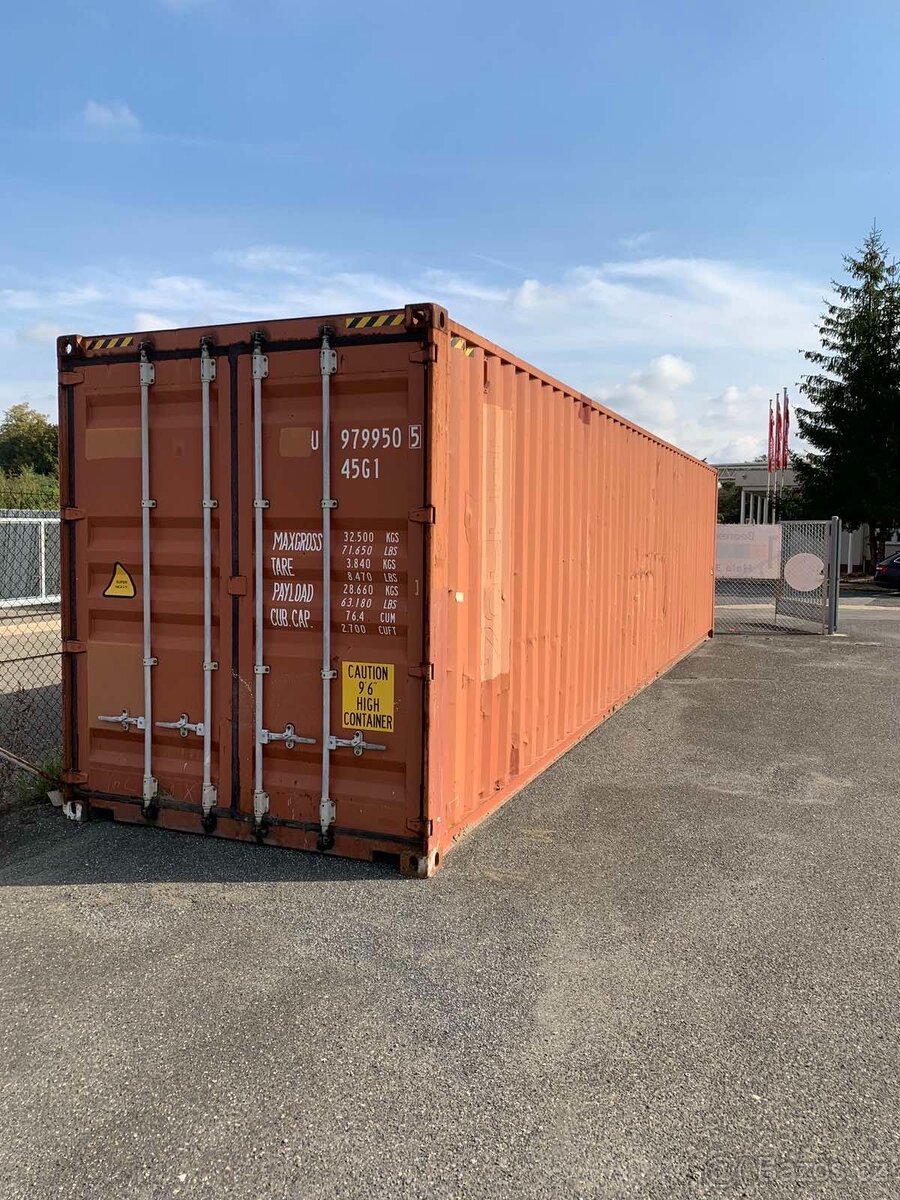 Lodní kontejnery 40'HC (nové, použité)