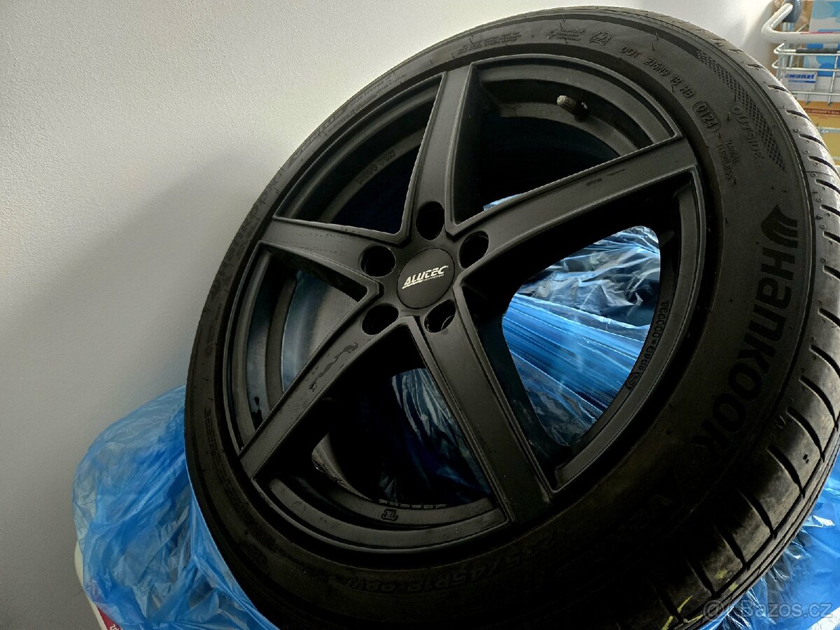 Kia, Hyundai, Mazda Alu kolo 7,5x18 ET55 + nové letní pneu