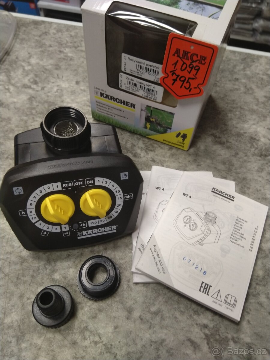 Nové zavlažovací hodiny WT 4 Karcher