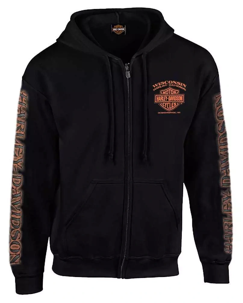 Mikina S Kapucňou Harley Davidson Wisconsin