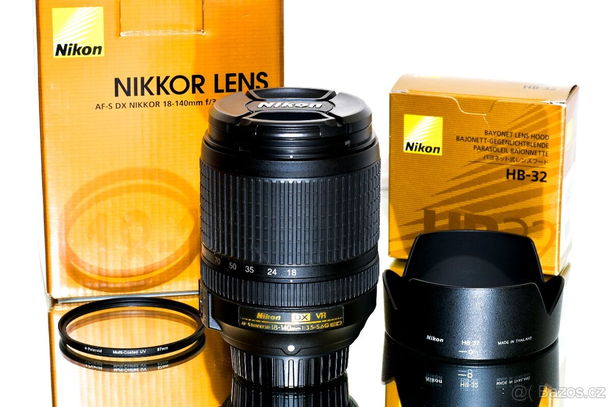 Nikon AF-S 18-140mm VR DX záruka 03/2026 TOP STAV