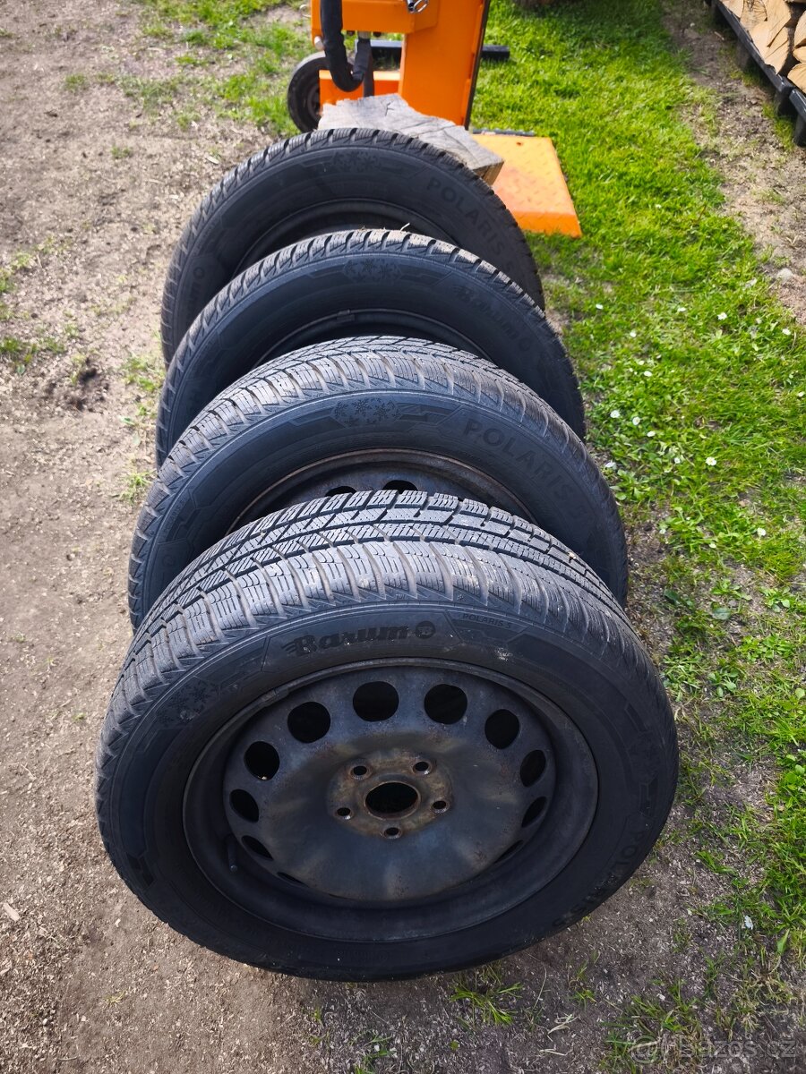 5x112 R16 s pneu jako nové 205/55 Barum polaris 5