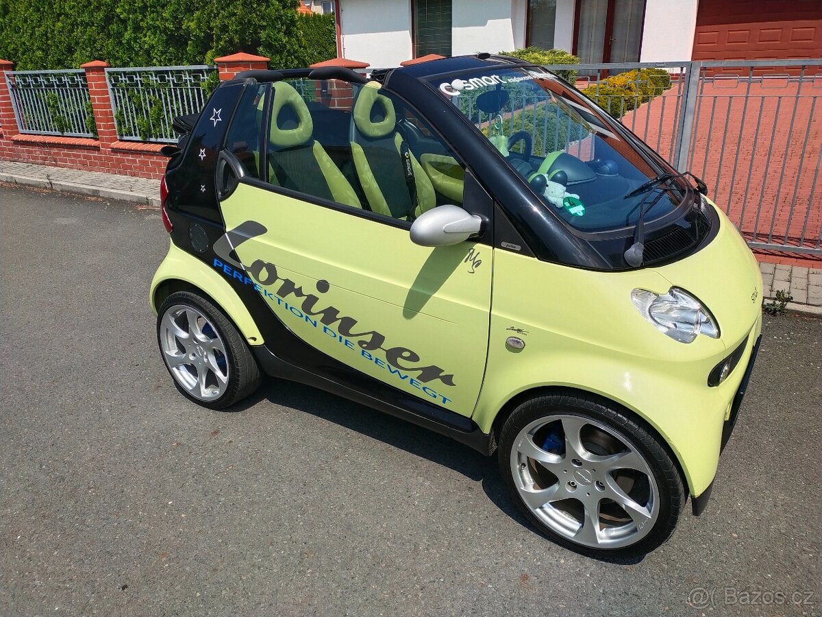 Smart Fortwo cabrio 0.6 benzín automat nová STK 4/2027