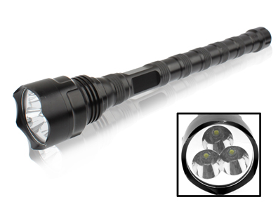 Výkonná LED svítilna 3x CREE XM-L T6 2800lm