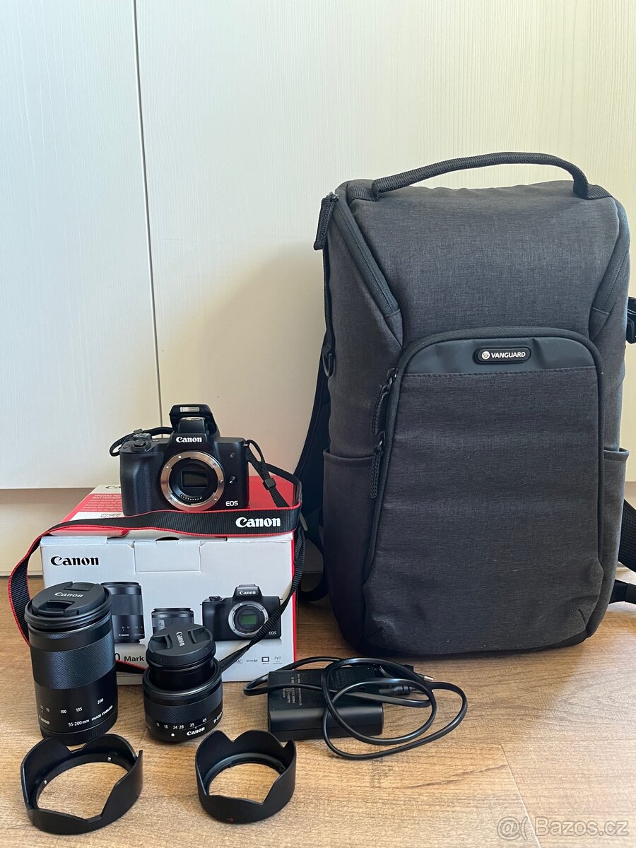 Canon EOS M50 MARK II + příslušenství