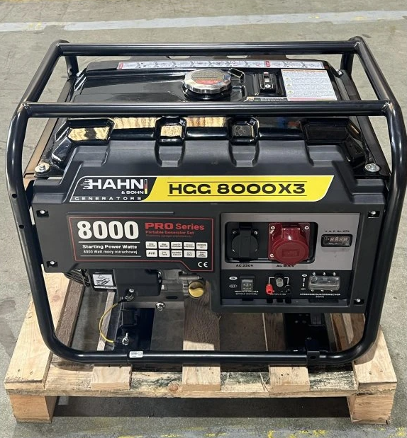 Hahn & Sohn Benzínová elektrocentrála HGG 8000 X3