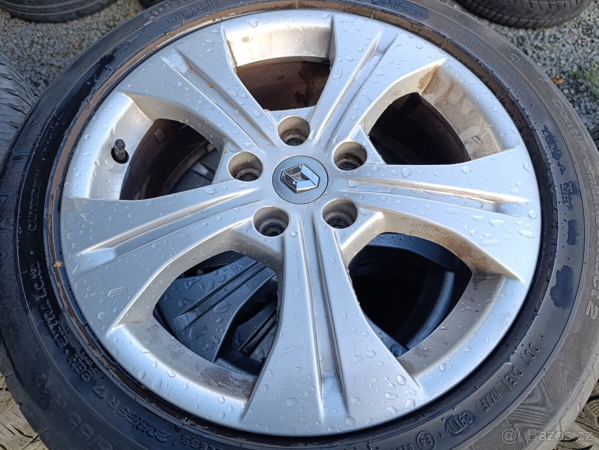 5x114,3 Renault Megane Scenic 7Jx17 ET49 alu disky