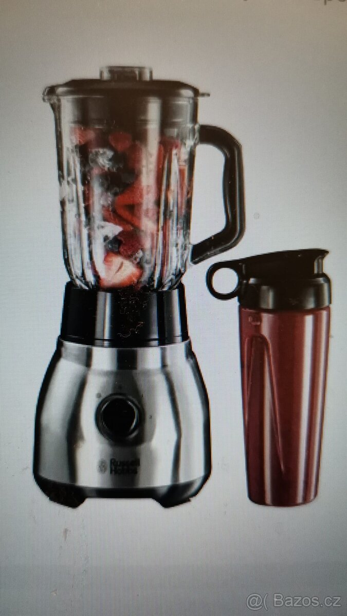 Nový nepoužit nerezový stolní mixér Russell Hobbs 23821-56