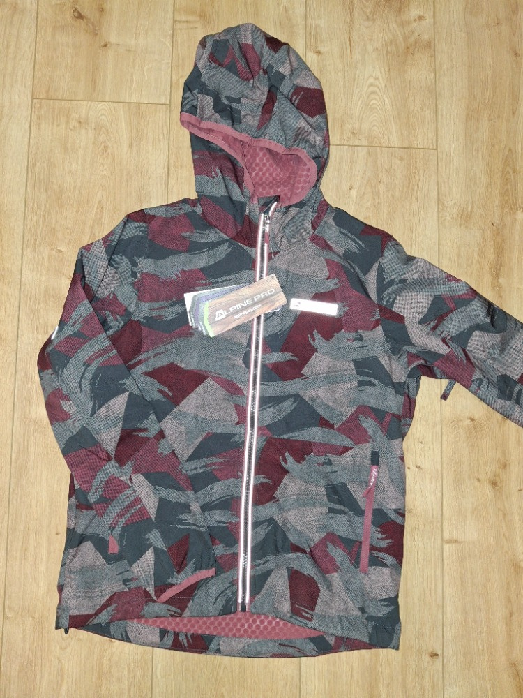 Nová dětská softshellová bunda Alpine Pro MEROMO,vel.152/158