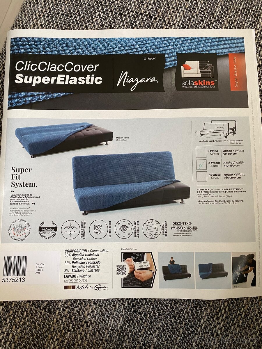 POTAHY na sedačku a taburety