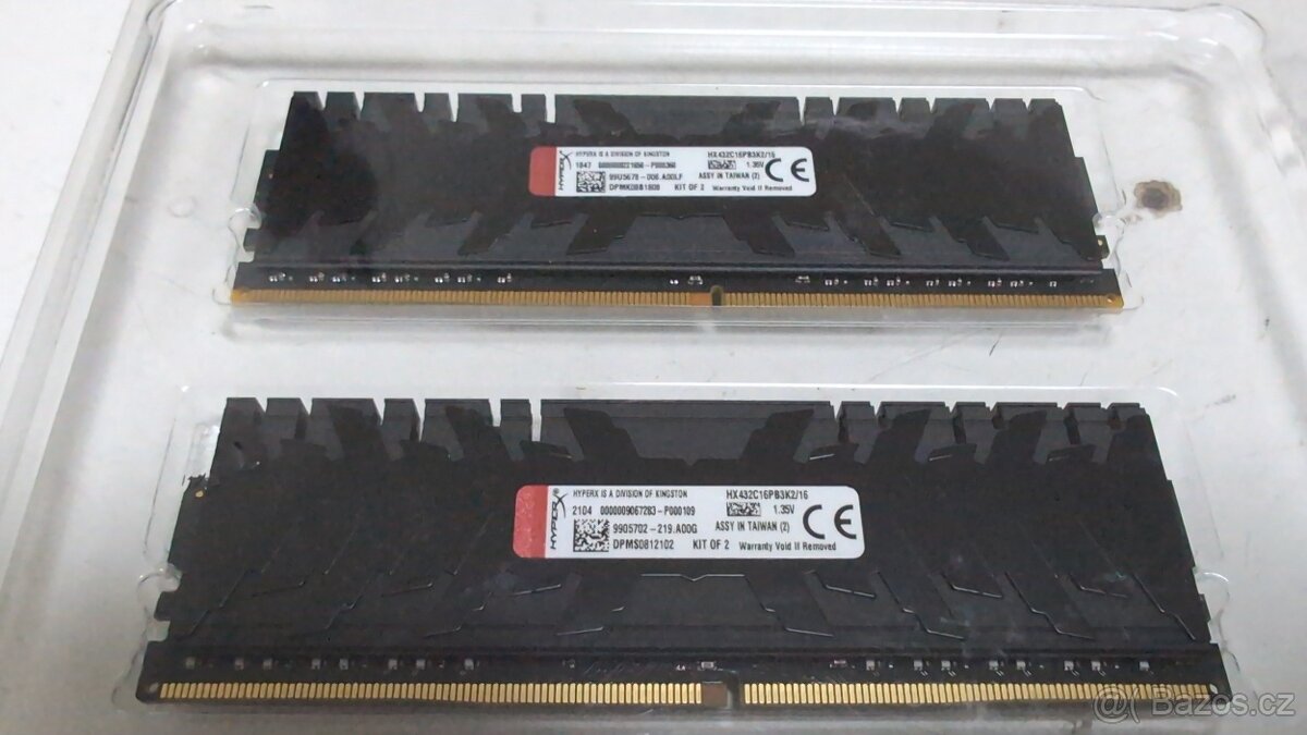 RAM Kingston HyperX DDR4 8GB 3200 MHz CL16
