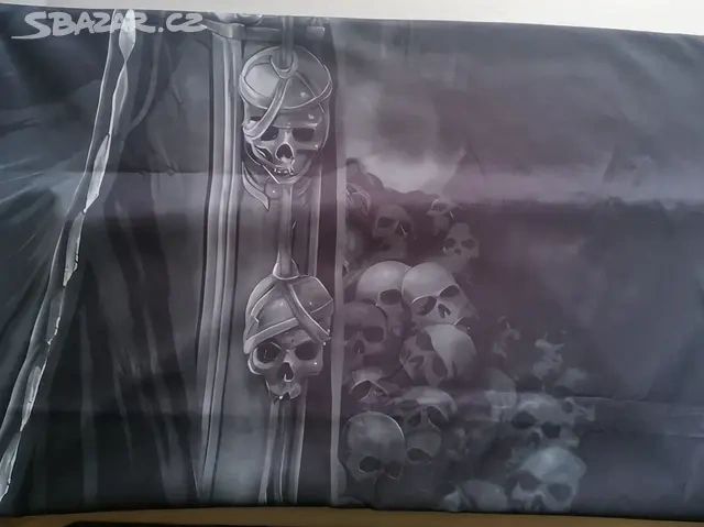 povlečení nové s lebkama