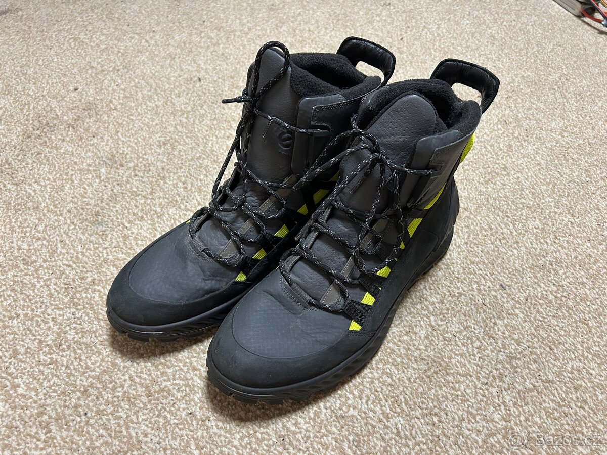 Ecco Exostrike kožené zimní boty, vel. 46