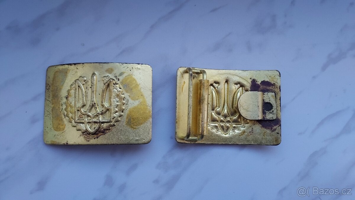 Přezka. Armáda Ukrajina. originál kov. nové