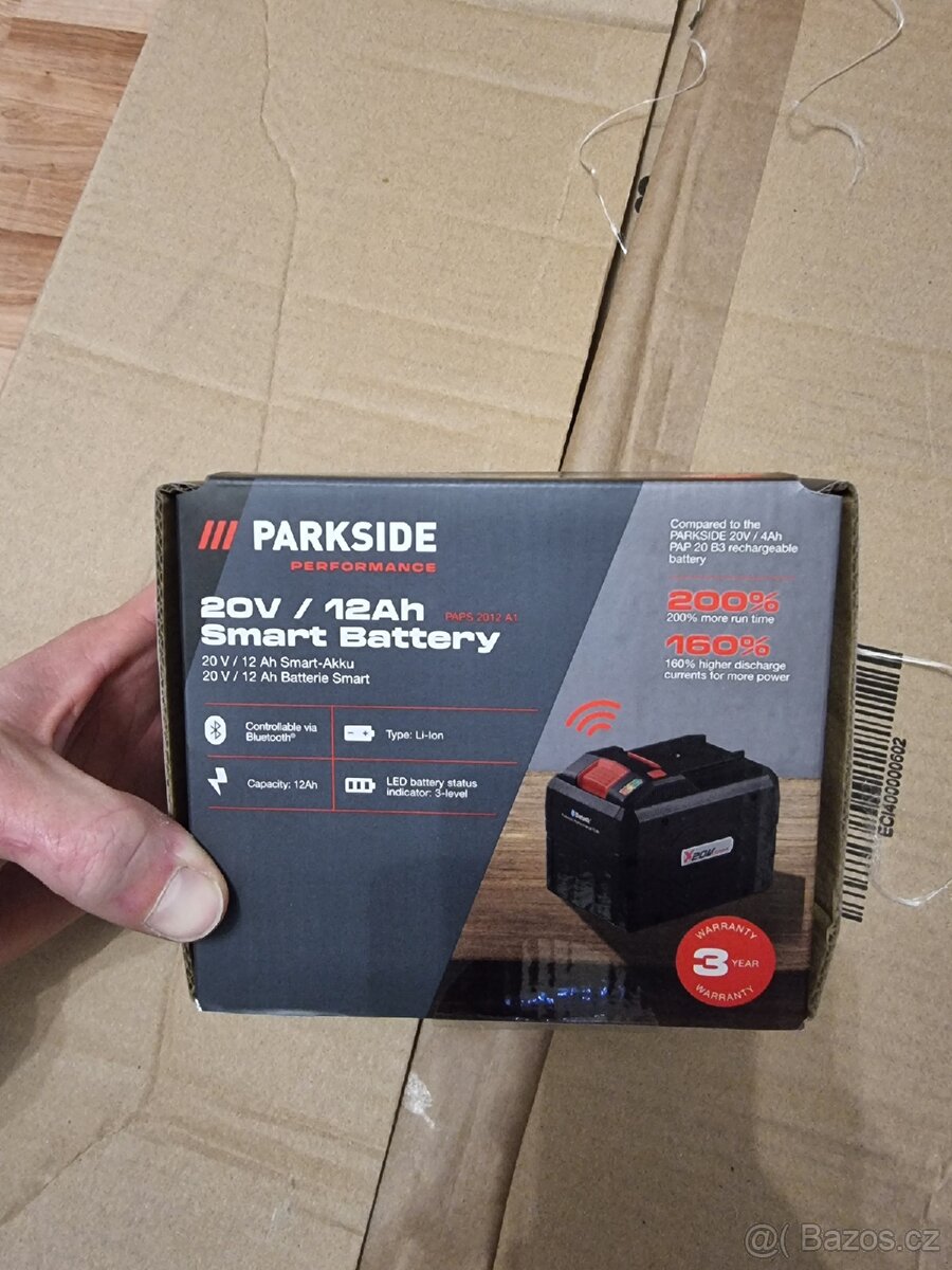 12Ah baterka Parkside Performance BT - nová, záruka