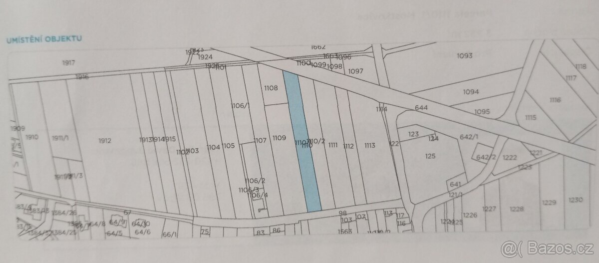 Stavební pozemek Mostkovice