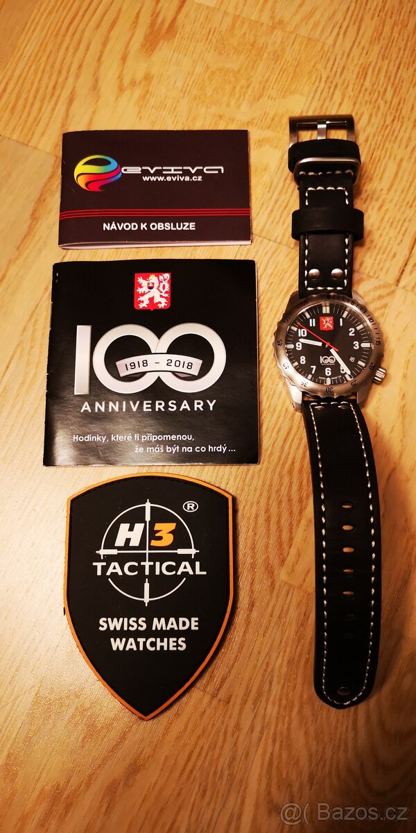 Nepoužité hodinky H3 Tactical vyrobené k výročí 100let