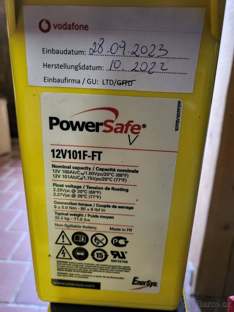 Baterie Powersafe 12V101F-FT