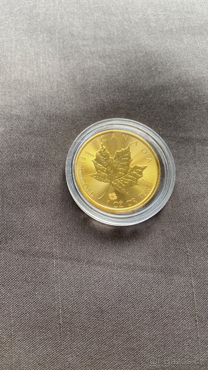 Zlatá mince Maple Leaf investiční zlato