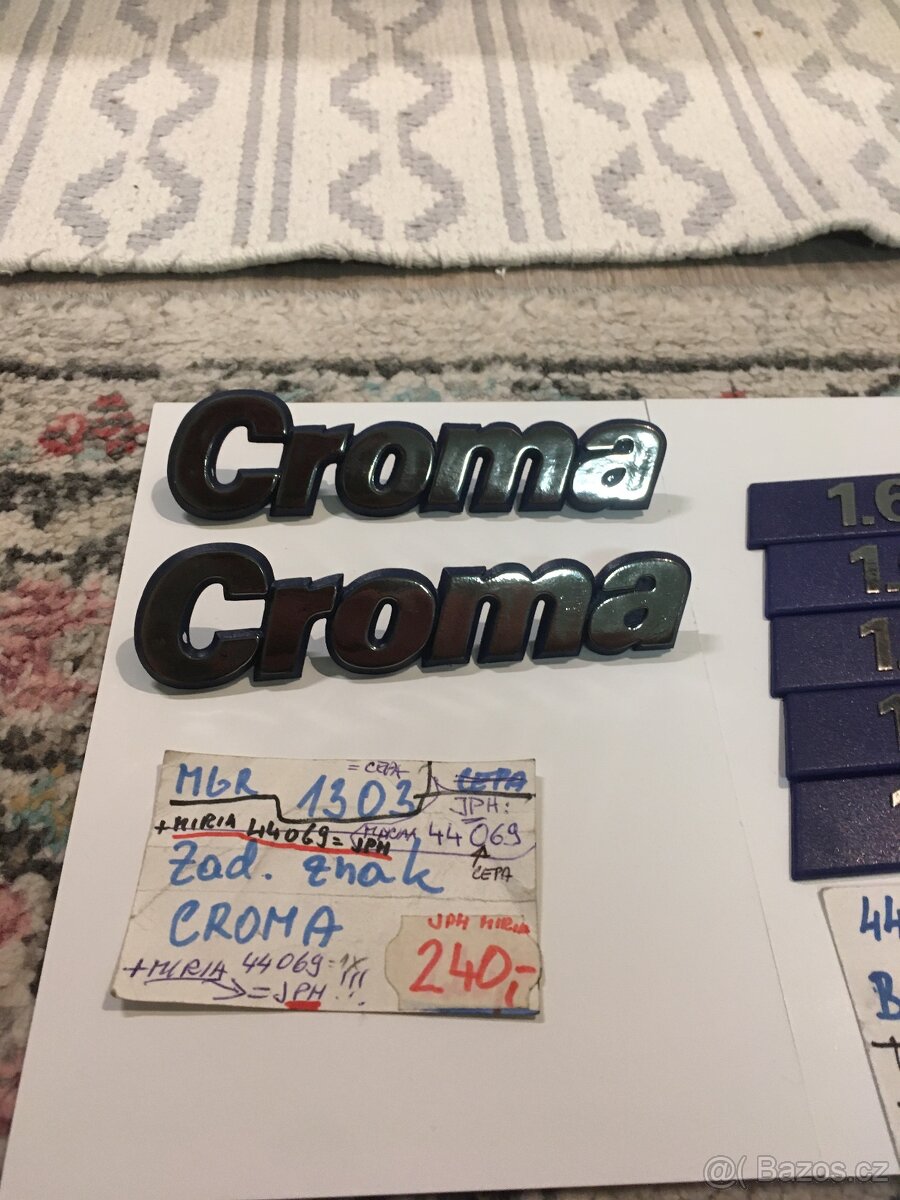Prodám zadní a boční znaky Fiat