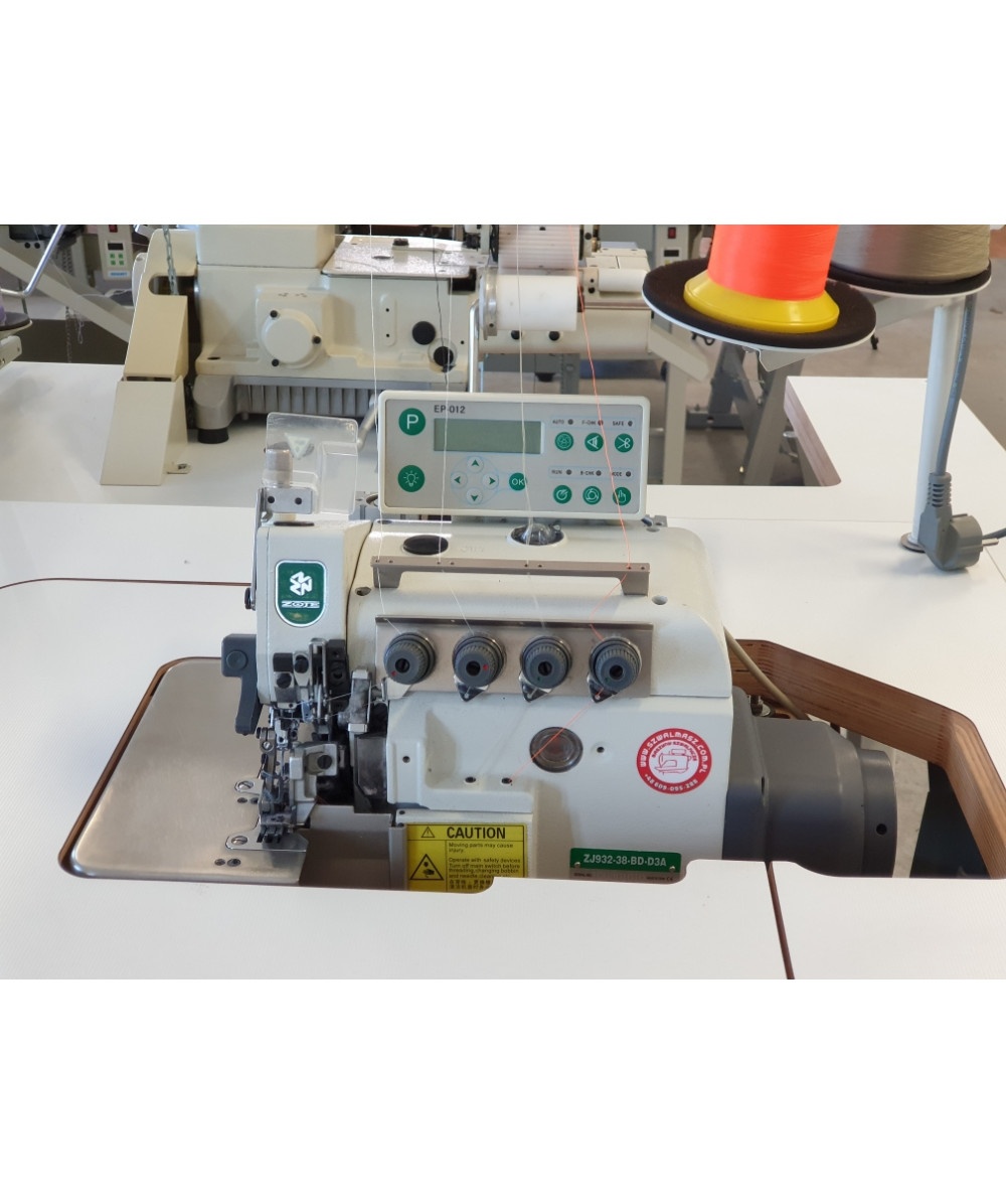 Overlock ZOJE ZJ932-38-BD-D3A – 5nitný šicí stroj.