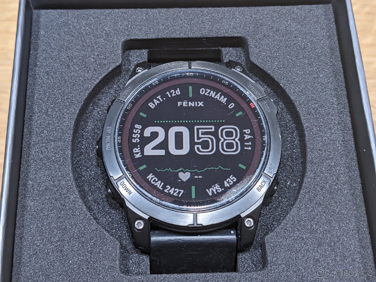 Garmin Fenix 7 Saphire Solar Titanium