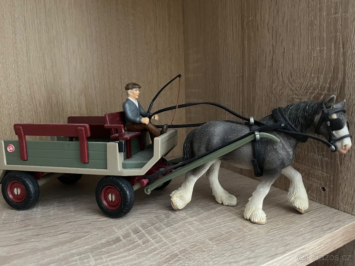 Schleich koňský povoz