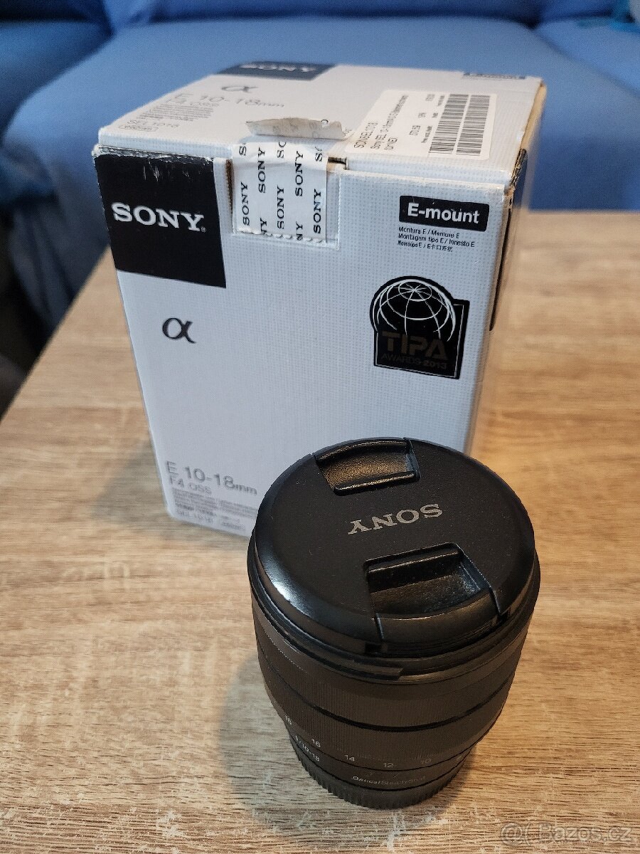 Objektiv Sony 10-18mm F4 OSS, e-monut