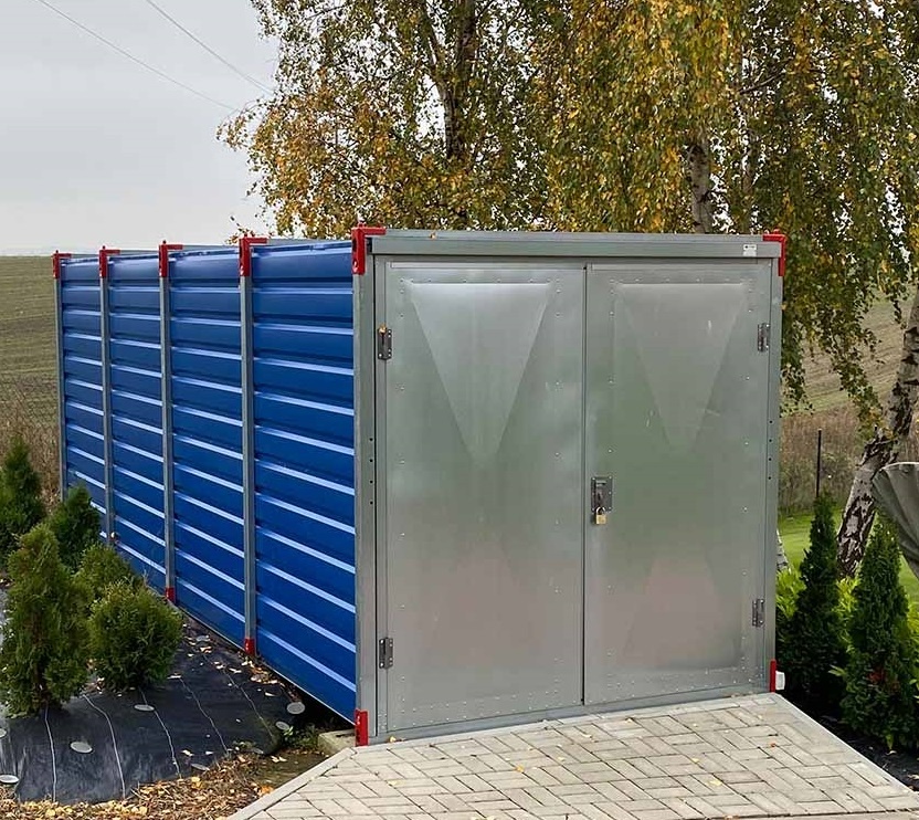 Skladový skladovací kontejner 6m - skládací