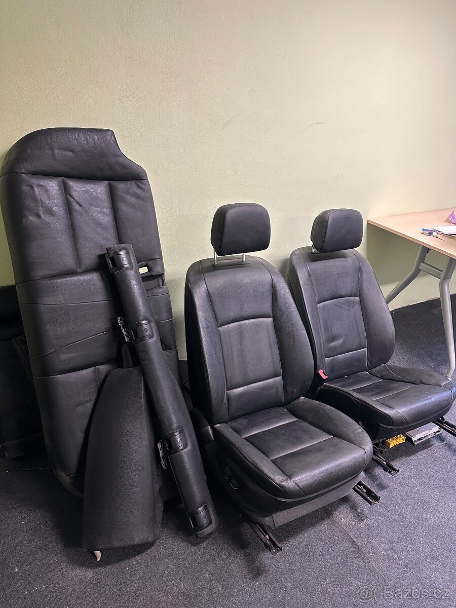 Bmw f11 interier cerna kuze