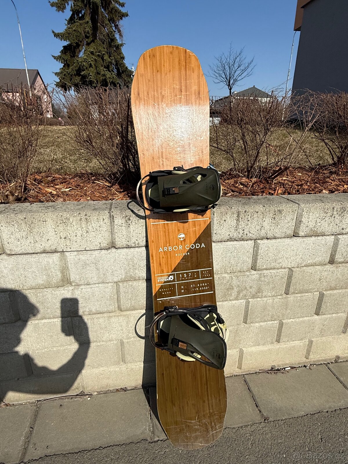 Snowboard Arbor coda Rocker 157cm hezky stav