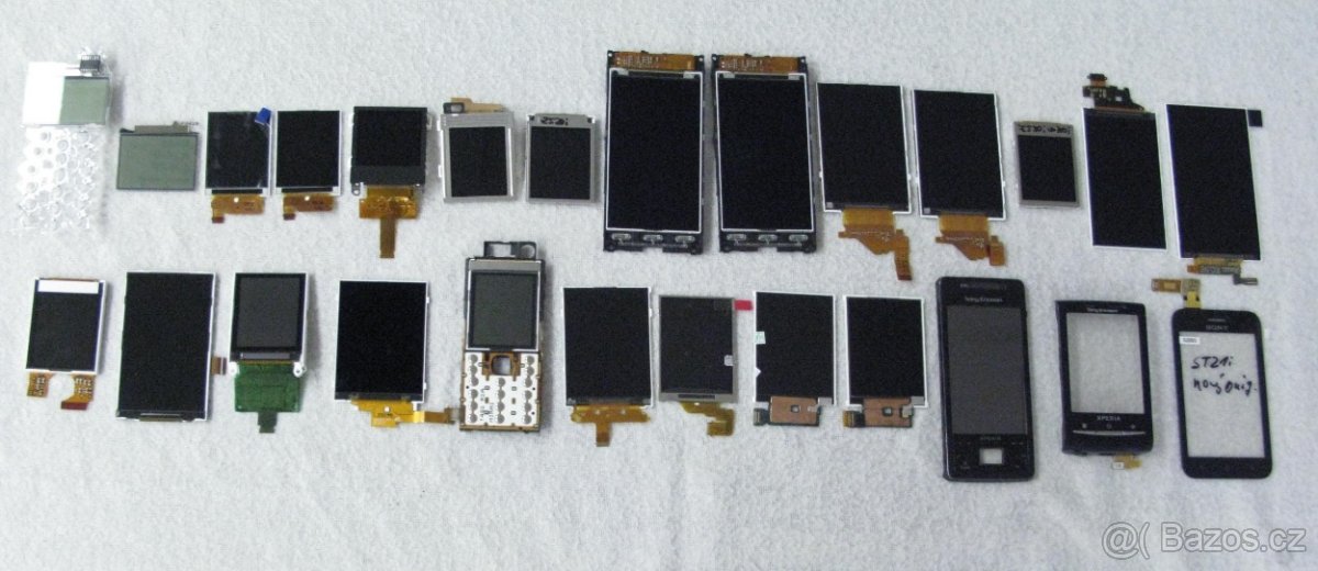 Ericsson, Sony Ericsson, LCD displeje - PRVNÍ SET