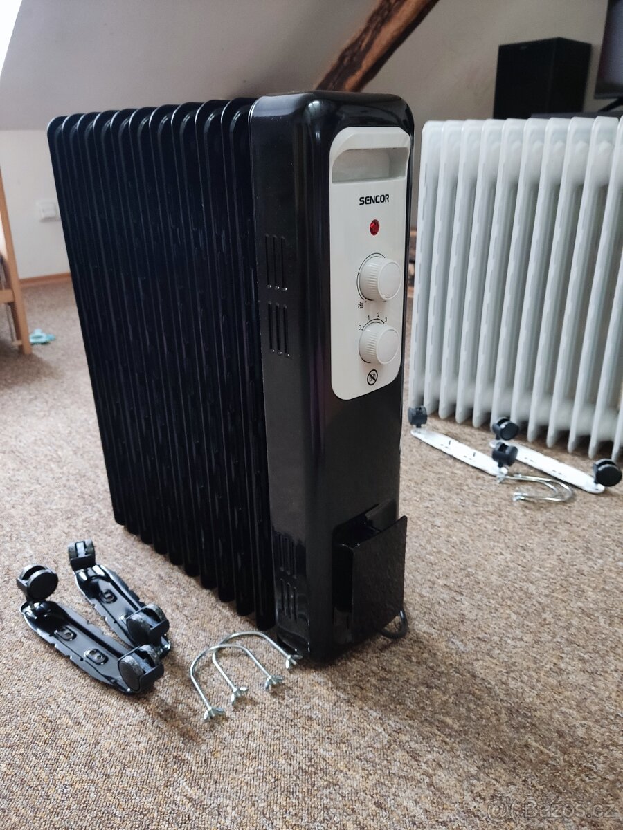 Olejový radiátor Sencor SOH 3311BK