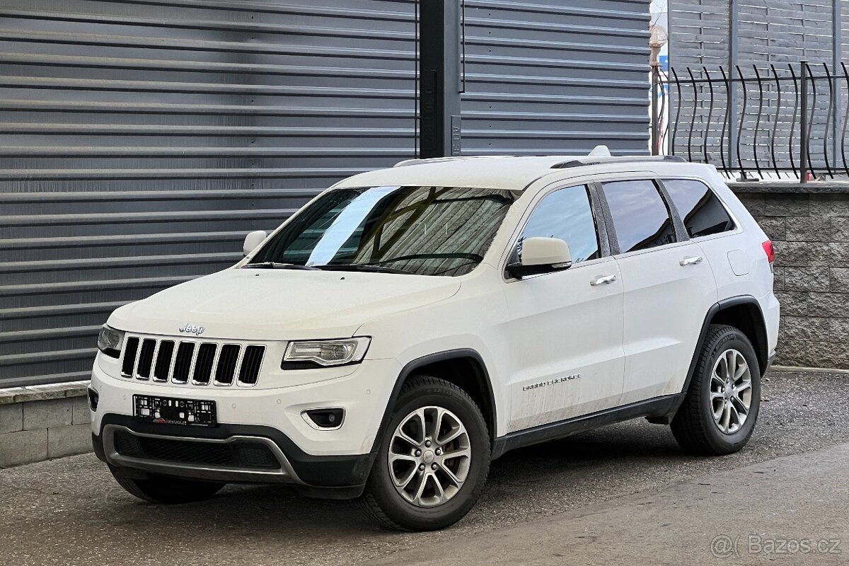 Jeep Grand Cherokee 140 kW, 3.0 V6, LIMITED, KŮŽE, NAVI
