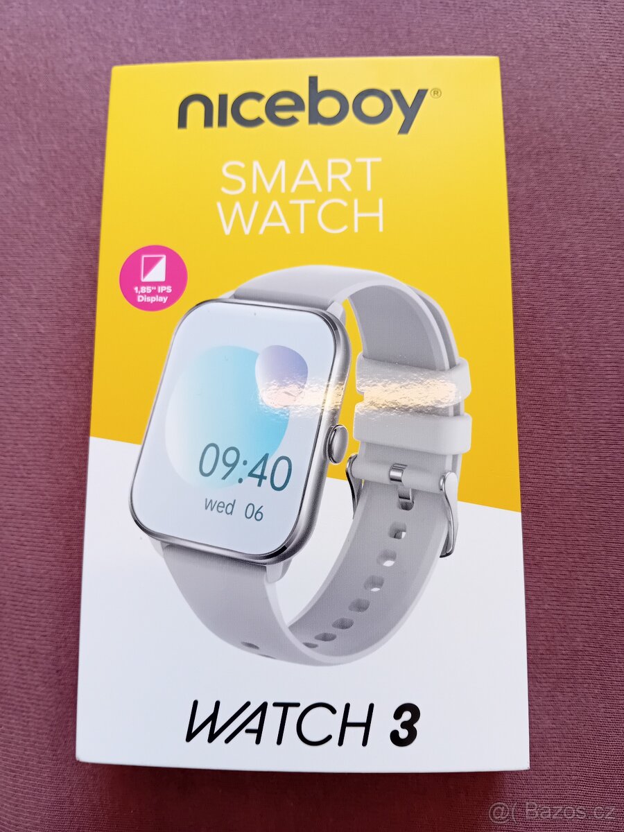 Niceboy Smartwatch3 šedé