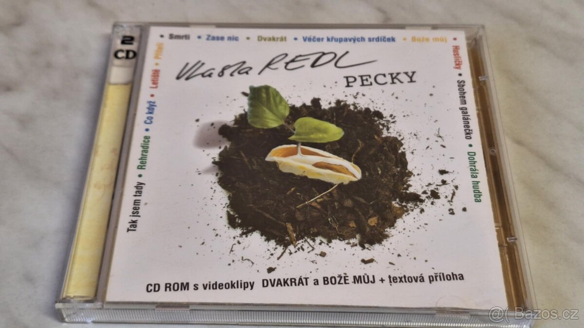2 CD VLASTA REDL - PECKY TÉMĚŘ VŠECKY.