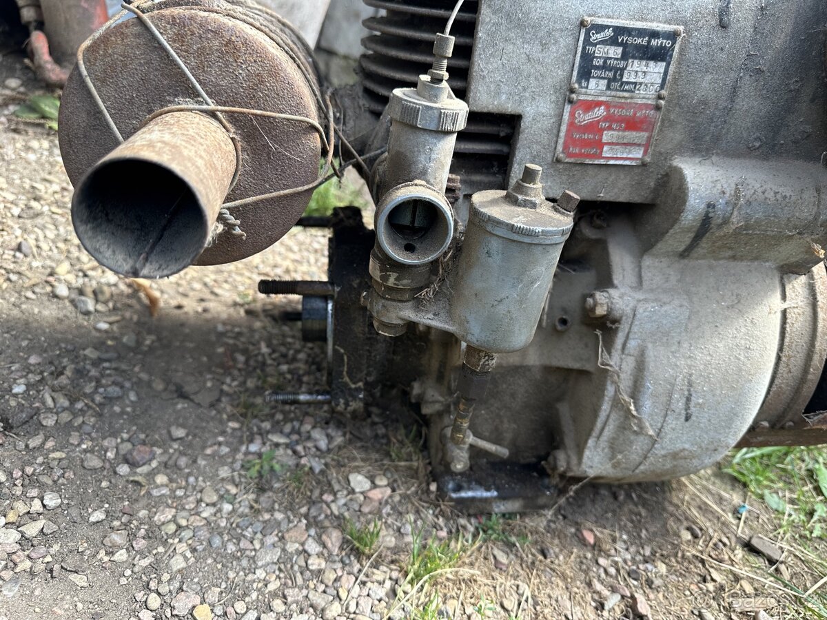 Pila Solo,Hecht, benzinový motor Stratilek