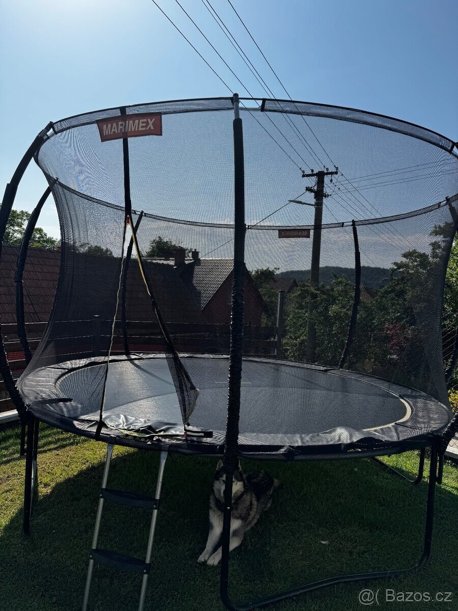 Trampolína Marimex Comfort 366 cm + ochranná síť + schůdky