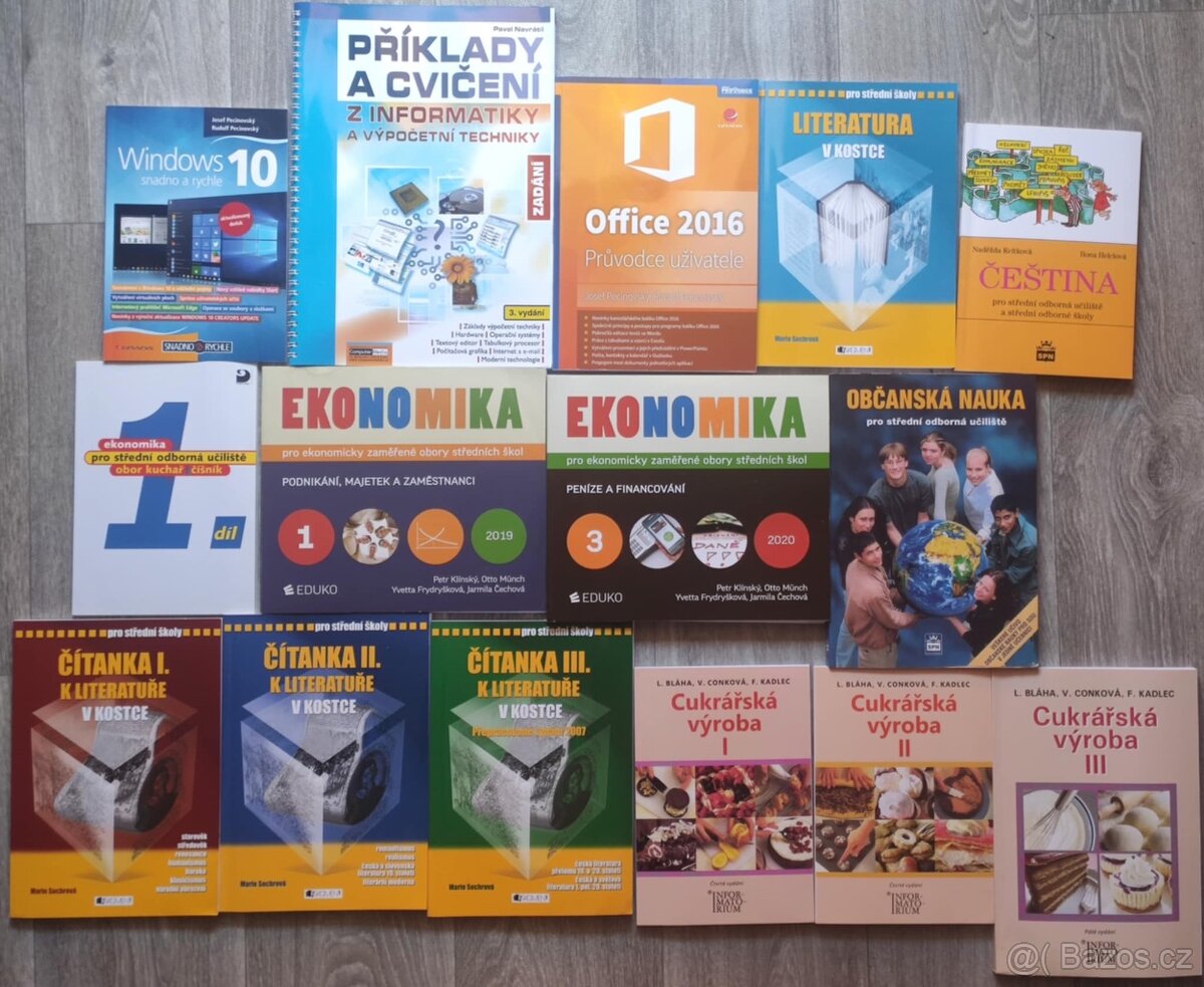 Prodám tyto učebnice
